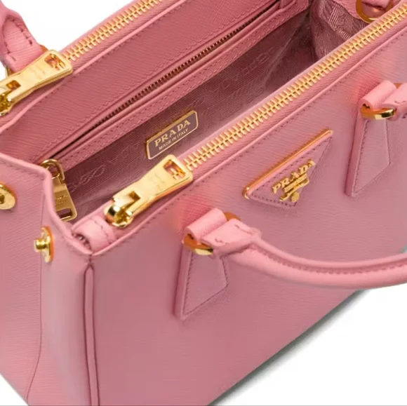 MSRP$4000 LIKE NEW Rare! Authenticated Prada GALLERIA Pink Mini/Small/MACRO Bag - Picture 13 of 16